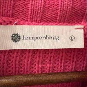 Hardly worn cropped pink sweater